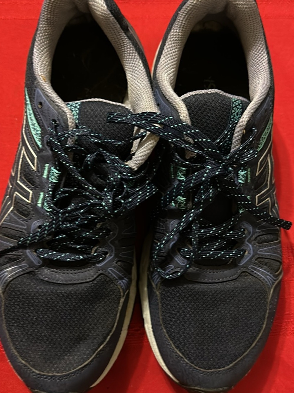 ASICS Women's GEL-Venture 6 Trail Running Shoes - Size 10 (Navy/Teal/Lavender)